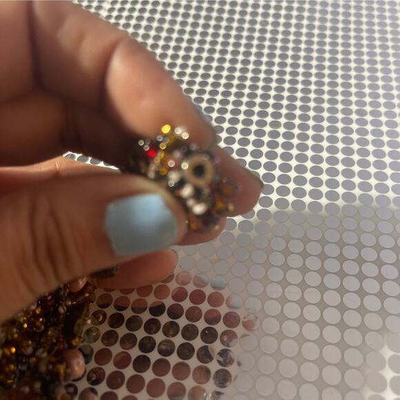 Natural Stone Stretch Beaded bracelet Brown Tigers Eye magnetic Closure  B#18 - Picture 8 of 10